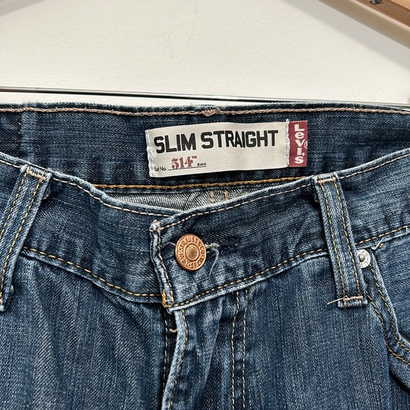 Levi’s 514 Jeans Mens Size 34 Slim Straight - Picture 3 of 11